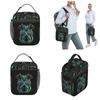 Egyptian Cats Insulated Lunch Bag Ancient Egypt Lunch Container Portable Thermal Cooler Lunch Box School