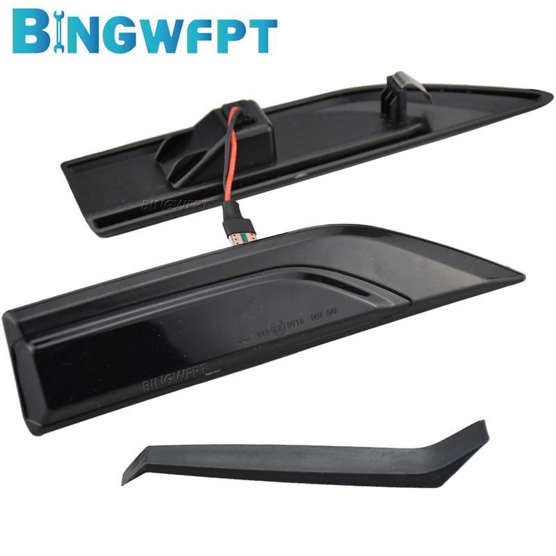 BINGWFPT For VW Transporter T6 Multivan Caddy MK4 2015-2019 Led Dynamic Side Marker Turn Signal Light Sequential Blinker Light