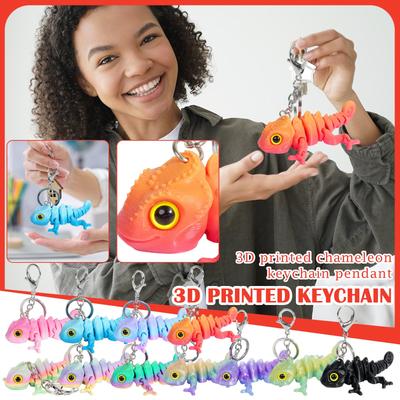 3D Printed Cute Three-dimensional Keychain Schoolbag Small Pendant Gift Small Ornament