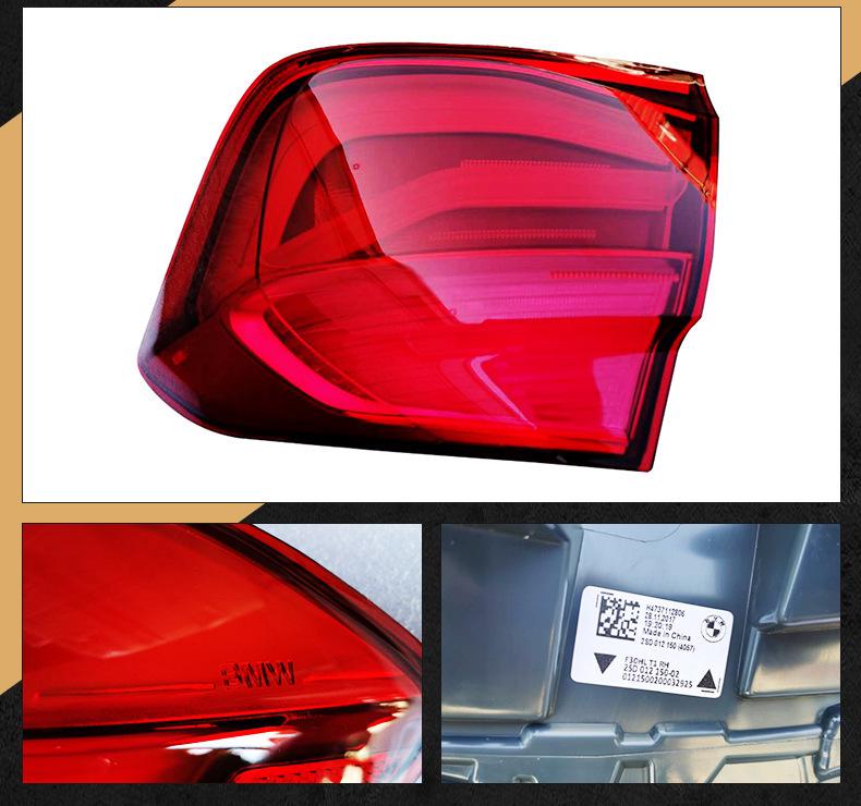 Compatible BMW 3 Series Taillight Upgrade: 2013 Old Model to 2016 F10LCI/F30LCI Rear Light for Collision Replacement