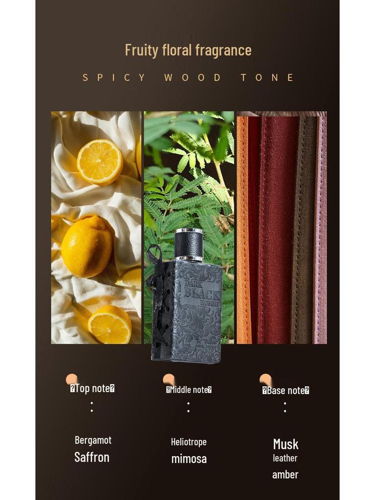 Yika Men's Cologne: Fresh, Long-lasting Woody Sandalwood Fragrance