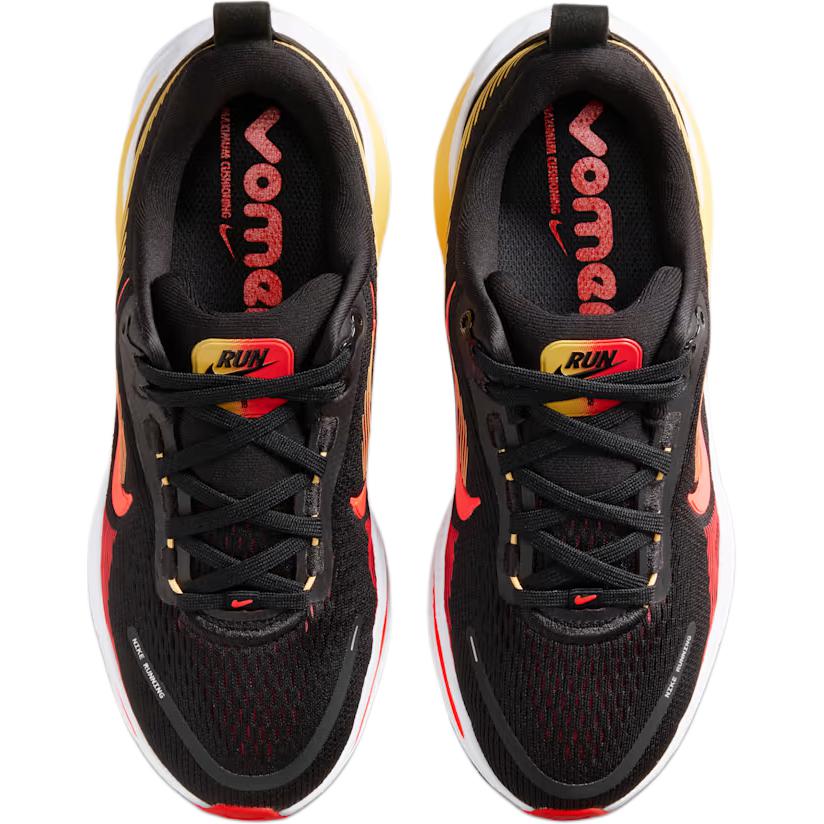 Nike Vomero 18 Fabric Comfortable And Lightweight Low top Kids' Running Shoes Black Red Orange Teenagers HQ2157-009
