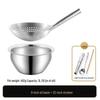 Stainless Steel Seasoning Bowl & Colander Set with Utensils