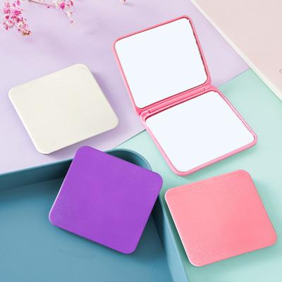 Folding Makeup Mirror High-Definition Portable Pocket Mirror Double-Side Women Makeup Mirror Rectangle Cosmetic Make Up Vanity