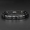 Mıknatıs Bilezik Erkekler Takı Siyah Beyaz Seramik Ayarlanabilir Erkek Bileklik Adam Bilezik Onun için Hediyeler Mücevherat