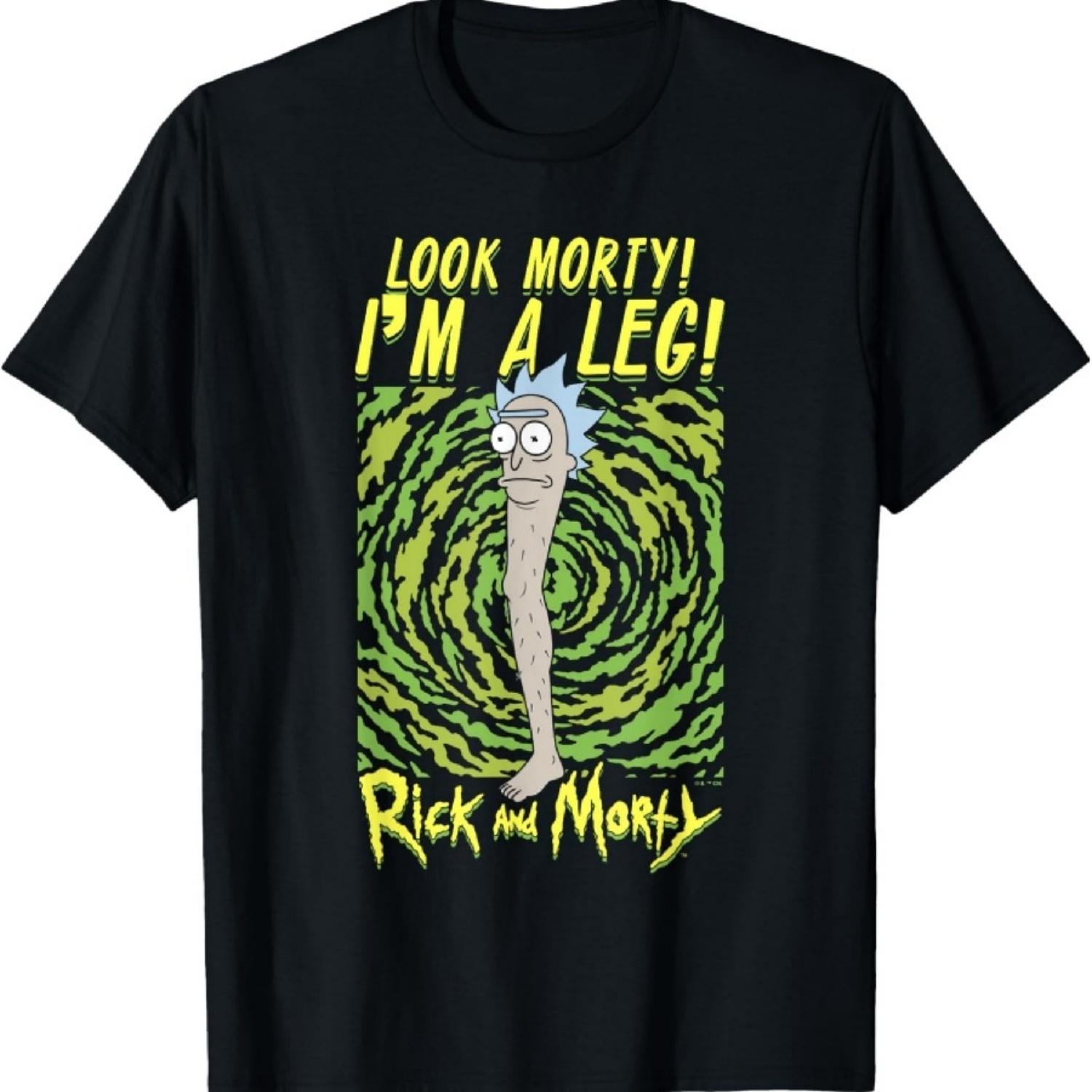 Рик и Морти Посмотри, Морти! Я Нога! Я Нога Рик!!! Футболка S