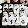 C-Cute Kawaii P-Penguin   Phone Case For iPhone 17 16 15 14 13 12 11 Mini Pro Max Plus Transparent Cover