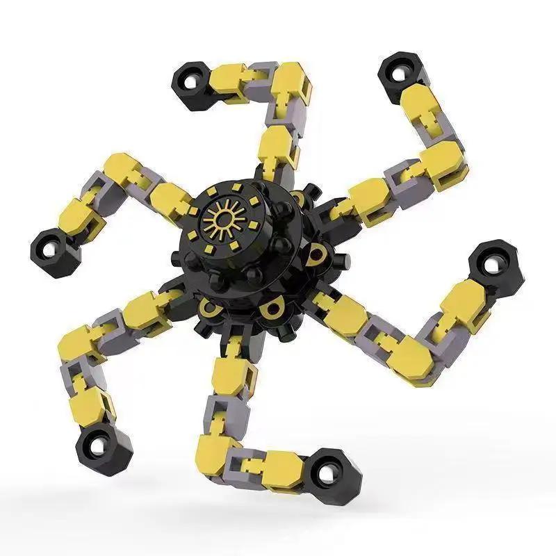 

Deformed Fidgeting Spinner Chain Hand Spinner Plaything For Stress Ease And Antistress Kids Adult Sensory Gyro Toy Gift