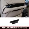 For Lexus LM350H LM500H  2024 2025 ABS Plastic Seat Rear Storage Box Back Seat Basket Storage Cover Interior Accessories