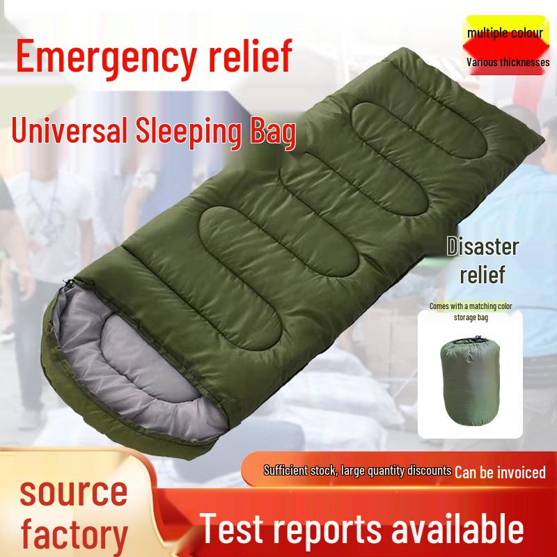 1.8kg Warm 5°C Spring/Autumn Adult Sleeping Bag, Portable Cotton, Cold-Proof, Ideal for Office Naps