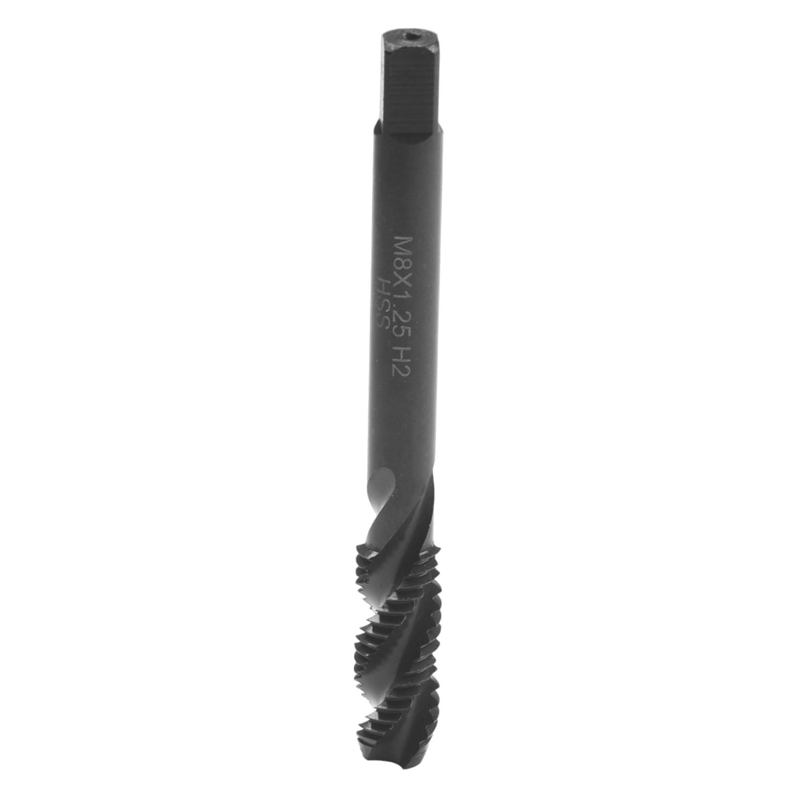 Brightness Machine Thread Aluminum HSS Nitriding Coated Metric Machine Thread Tap Upward Chip Removal Metric M X China Mainland