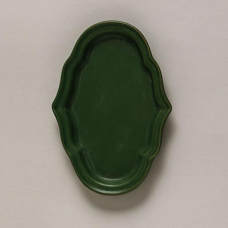 Japanese Style Ceramic Fish Dumpling Plate