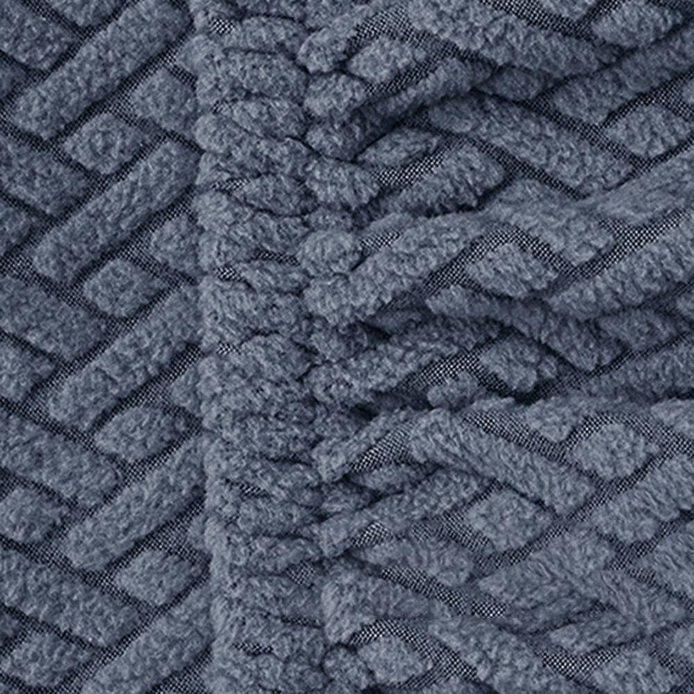 Elastic Low Back Chair Cover T-shaped Jacquard Anti-slip Lift Rotating Chair Cover Dust-proof All-inclusive Bar Stool Seat Cover