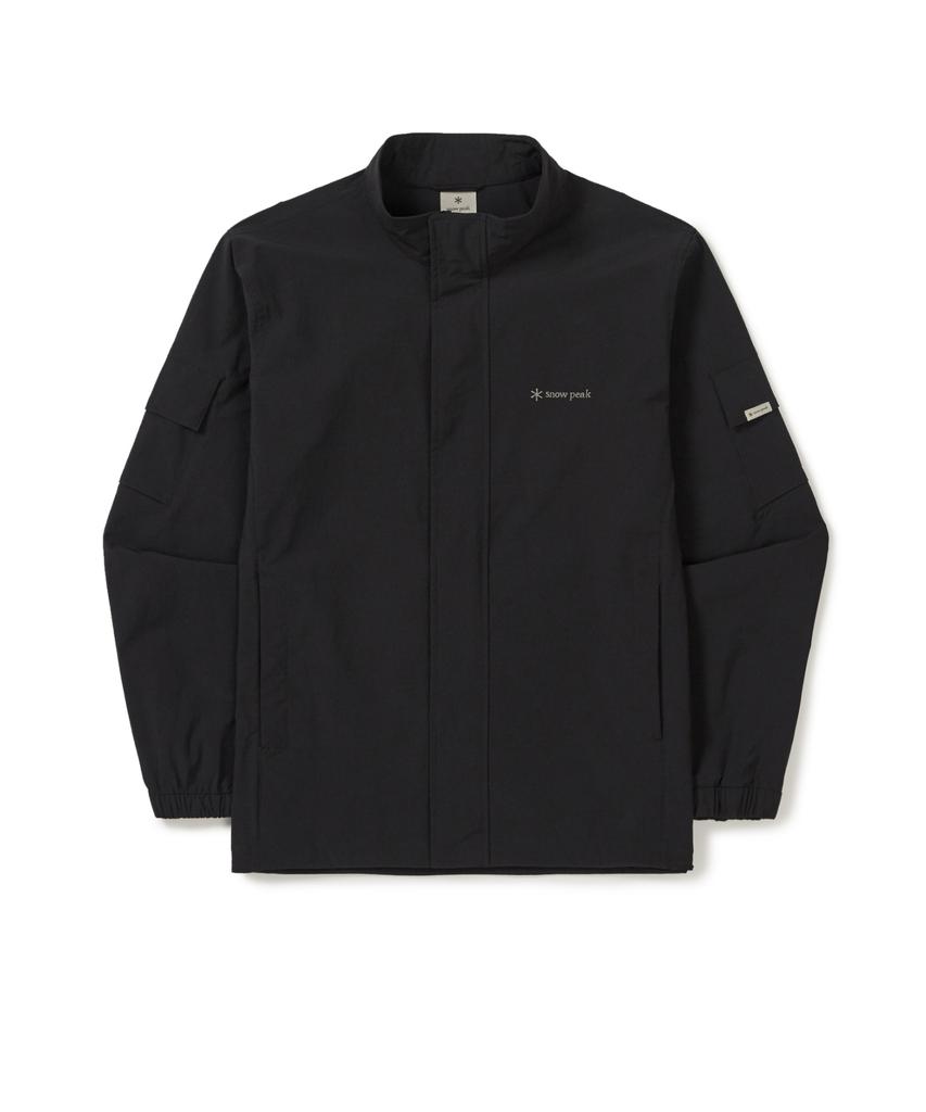 Snowpeak Apparel Root Stand Neck Windbreaker (S25Fmrwb68) Black
