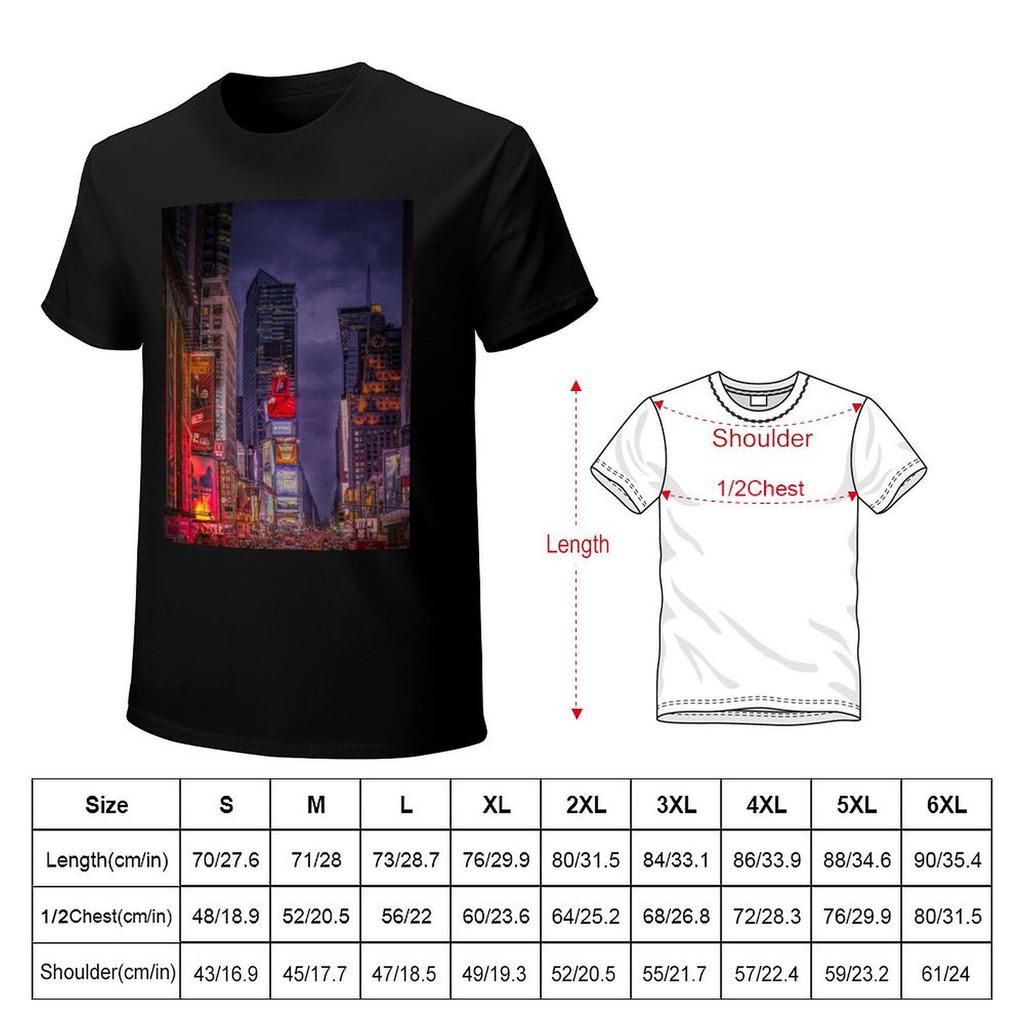 Times Square Broadway TShirt sublime Blouse oversizeds tops heavy weight t shirts for men