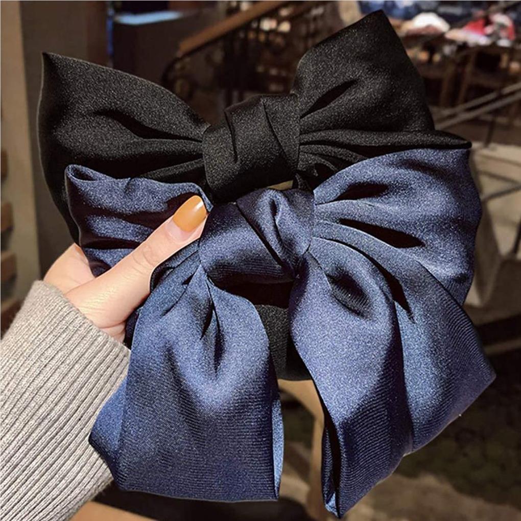 3 Pieces Bow Hair Clip Haircut Decor Universal Simple Style Dressing Ornament Hairs Tying Clamp Bowknot Headdress Prop