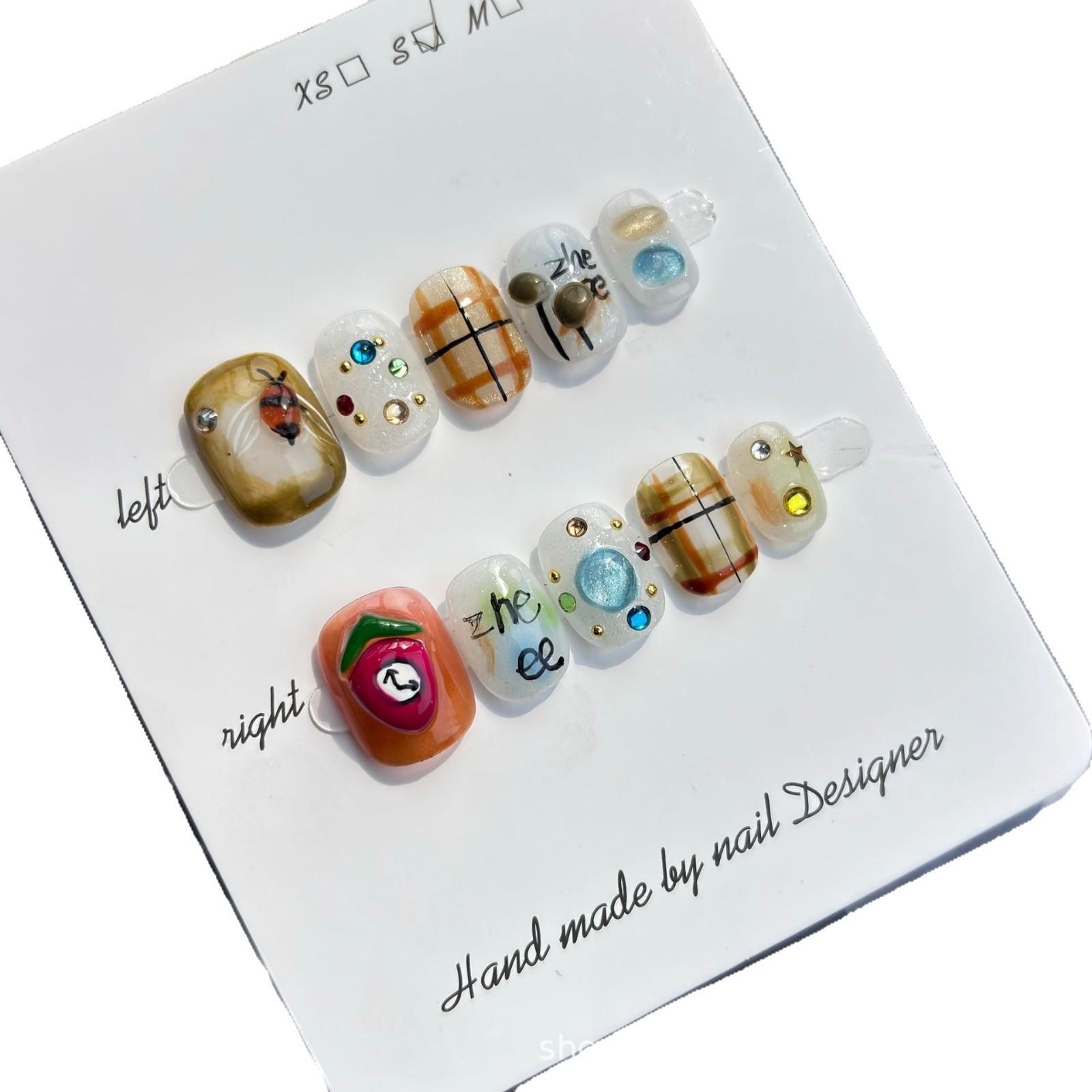 

Little Bee Handmade Tulip Nail Stickers - Spring Edition XS