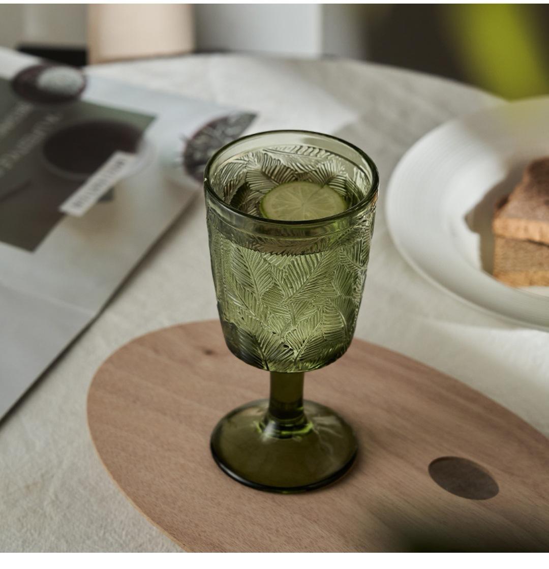 

Бокал-флейта для шампанского Барная посуда Бокалы Винтажное стекло Посуда для напитков Зеленые бокалы Винтажное зеленое стекло Зеленый кубок Бокал для вина 201-300ml