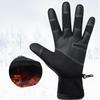 2021 Winter Gloves Riding Ski Gloves Winter Zipper Touch Screen Wind Protection Warm Waterproof Sports Plus Velvet Climbing