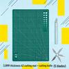 A2/A3/A4 Double-Sided Cutting Mat for Desktop Protection and Crafting - Ideal for Carving, Eraser Stamping, and Paper Cutting.