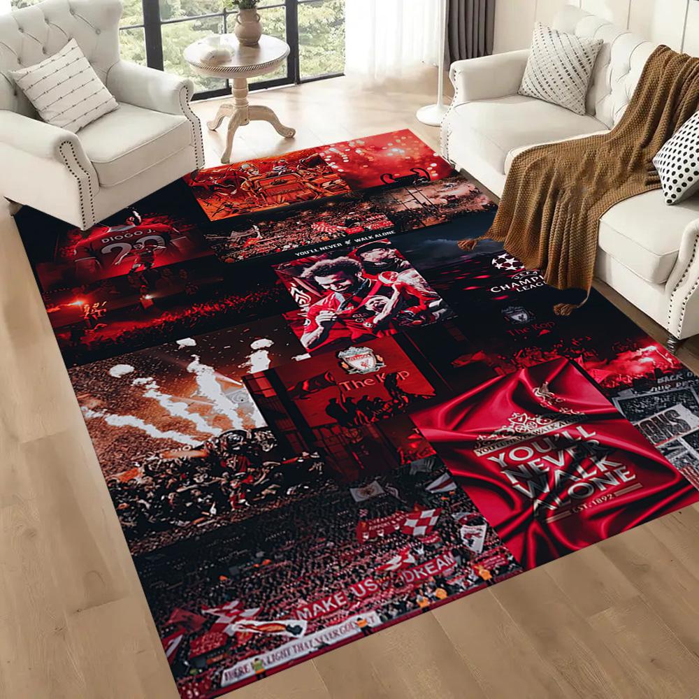 Liverpool Football Club Carpet Perfect For Playrooms Bedrooms Hallway Living Rooms Antislip Carpet Decorate Offices