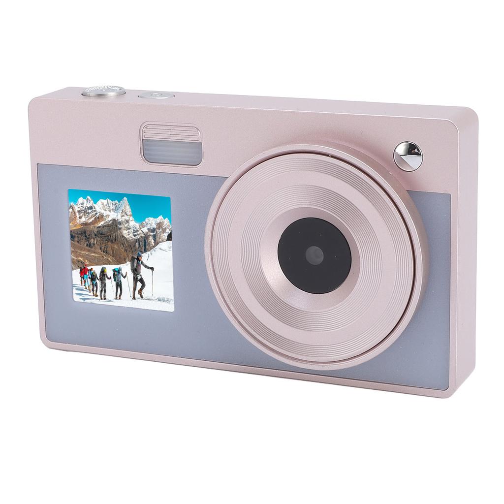 Digital Camera 2.8 Inch + 1.4 Inch Dual Screen Camera HD 1080P 16x Zoom Retro Student Camera for