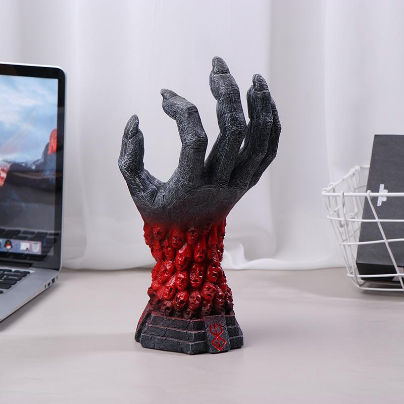 Halloween Berserk Mão de Deus 26Cm Estátua de Resina Figura Anime Modelo Coleção Decoração de Mesa Brinquedos Presente de Aniversário