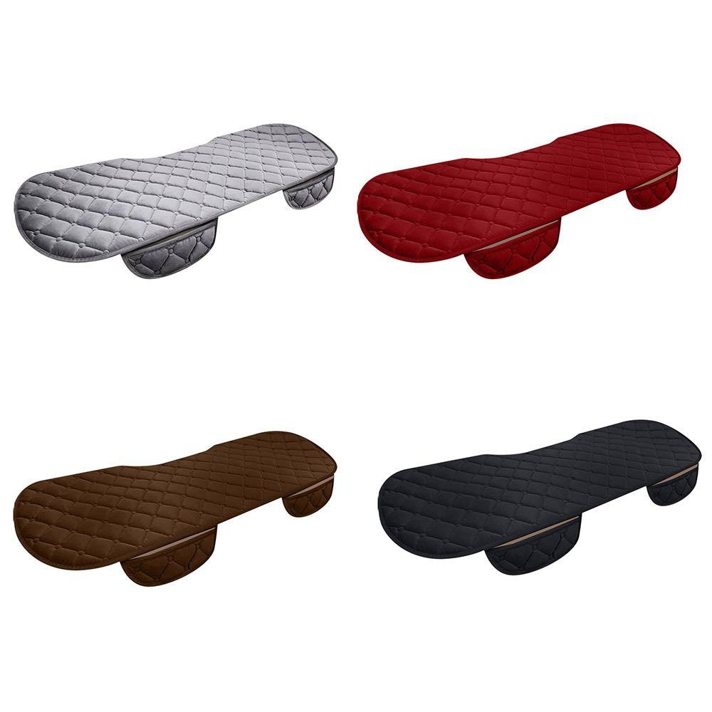 Non Slide Rear Seat Cover Velvet Auto Protector Mat Pad New Rear Flocking Cloth Cushion  Winter