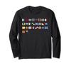 International Signal Flag Alphabet Flag Long Sleeve T-Shirt