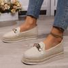 Ladies Shoes New Slip On Women's Flats Autumn Round Toe Solid Solft Sole Casual Flat Comfortable Loafers Zapatillas Mujer