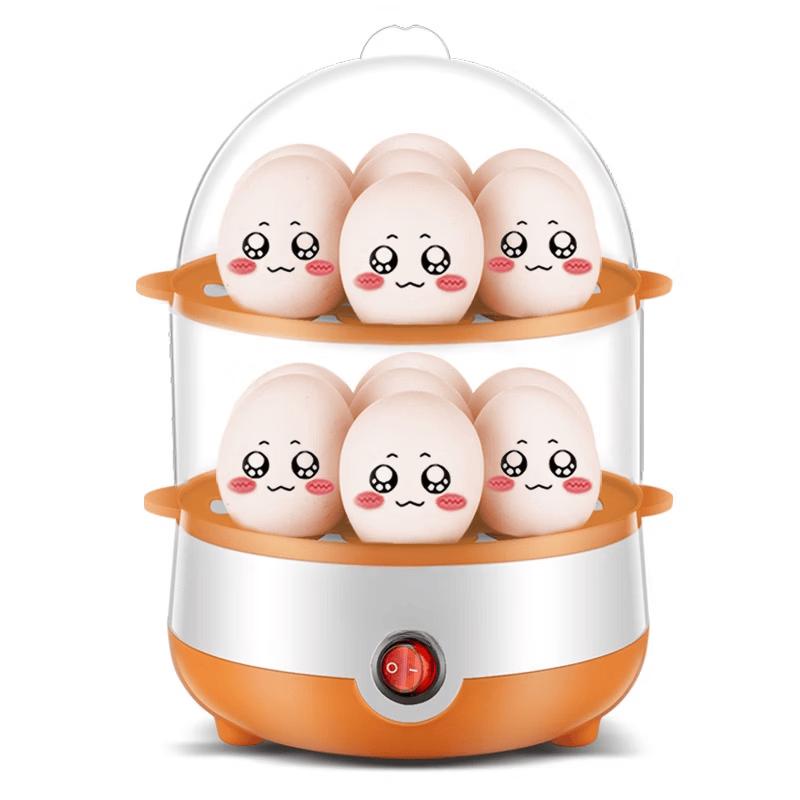 ZISIZ Multifunction Double-Layer Egg Cooker & Steamer