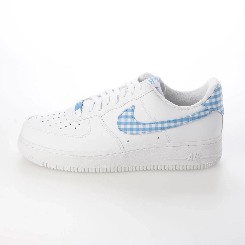 DZ2784-100 Nike Air Force 1 Low "Blue Gingham" (Women's)