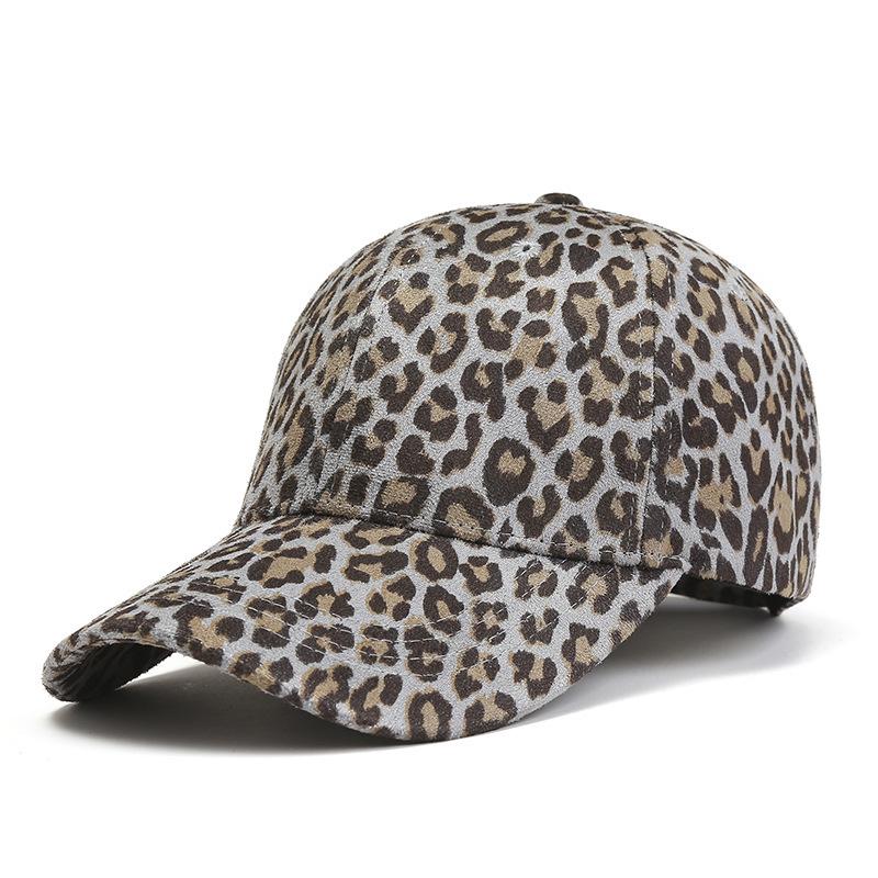 Leopard Print Baseball Cap - Unisex European and American Outdoor Sunshade Sunscreen Cap for Spring and Summer