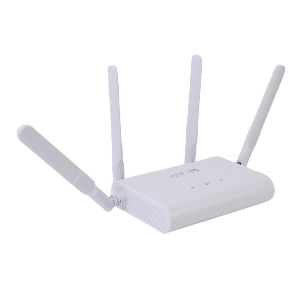 4G Router LTE WiFi6 2.4G Wireless CPE Hotspot 300Mbps with SIM Card Slot 4 Antennas
