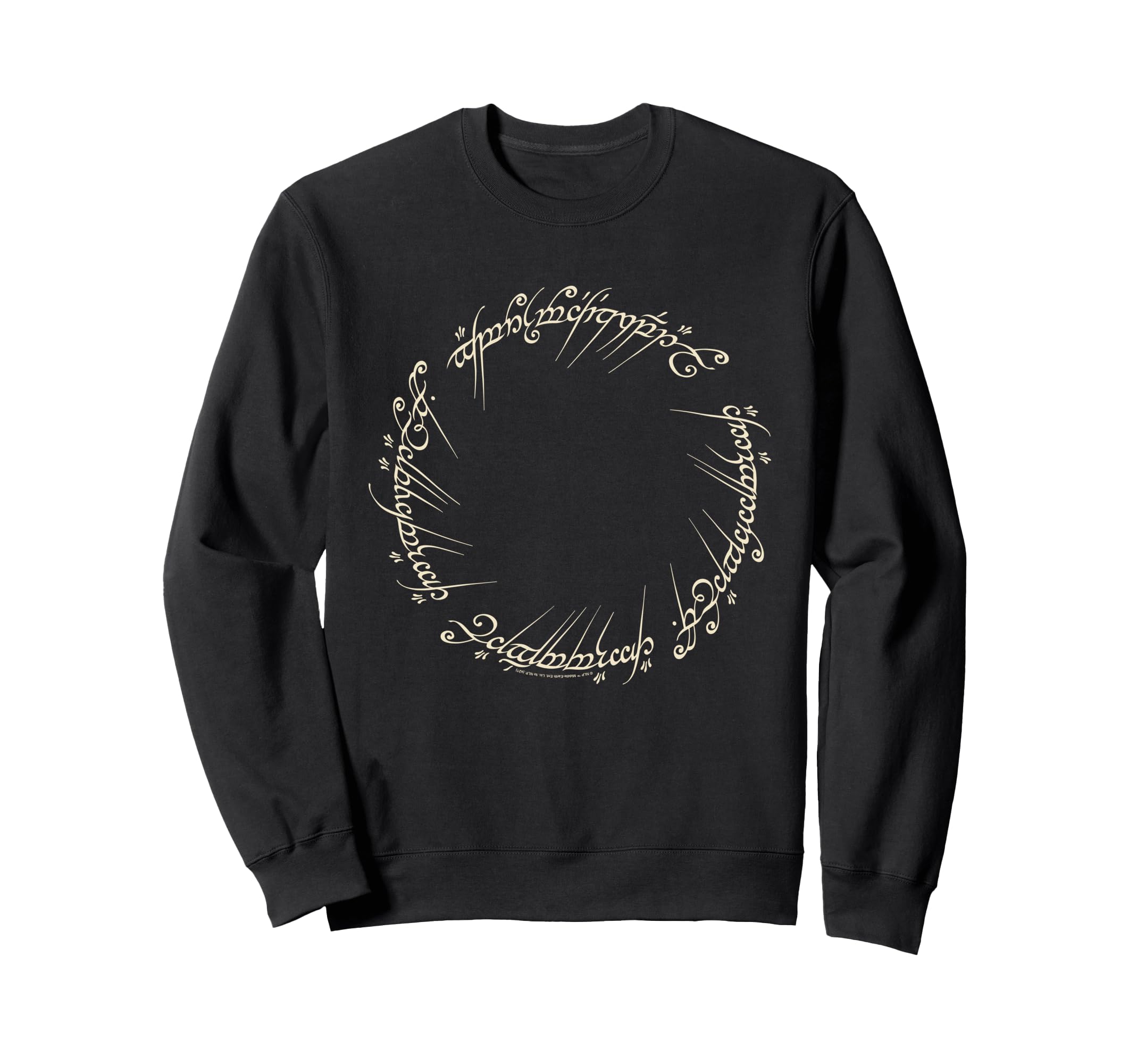 

Lord of the Rings One Ring Engraved Sweatshirt