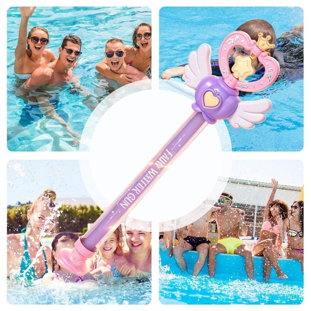 Winged Wand Shape Princess Wand Water Heart Decoration Fairy Water Toy Pool Party