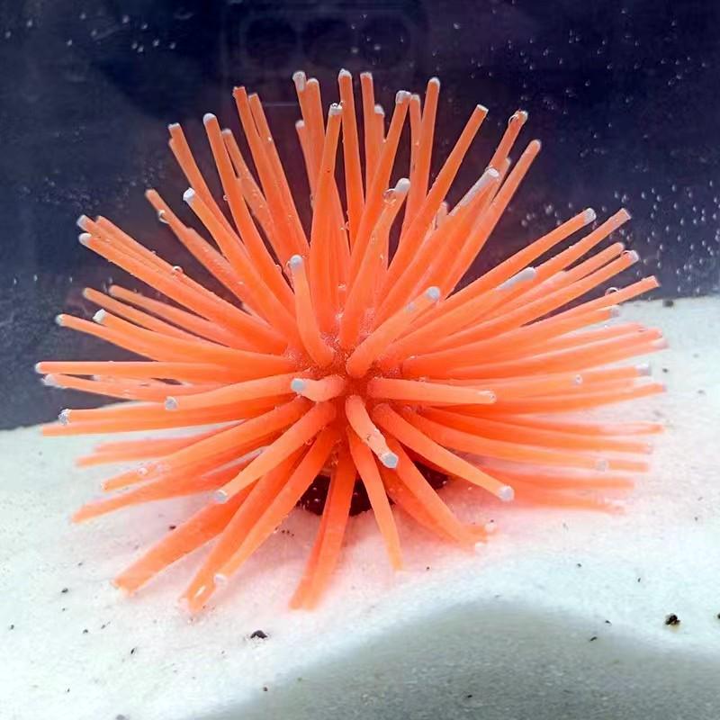 Sea Urchin & Jellyfish Aquarium Decor: Coral & Plant Ornament for Fish Tanks
