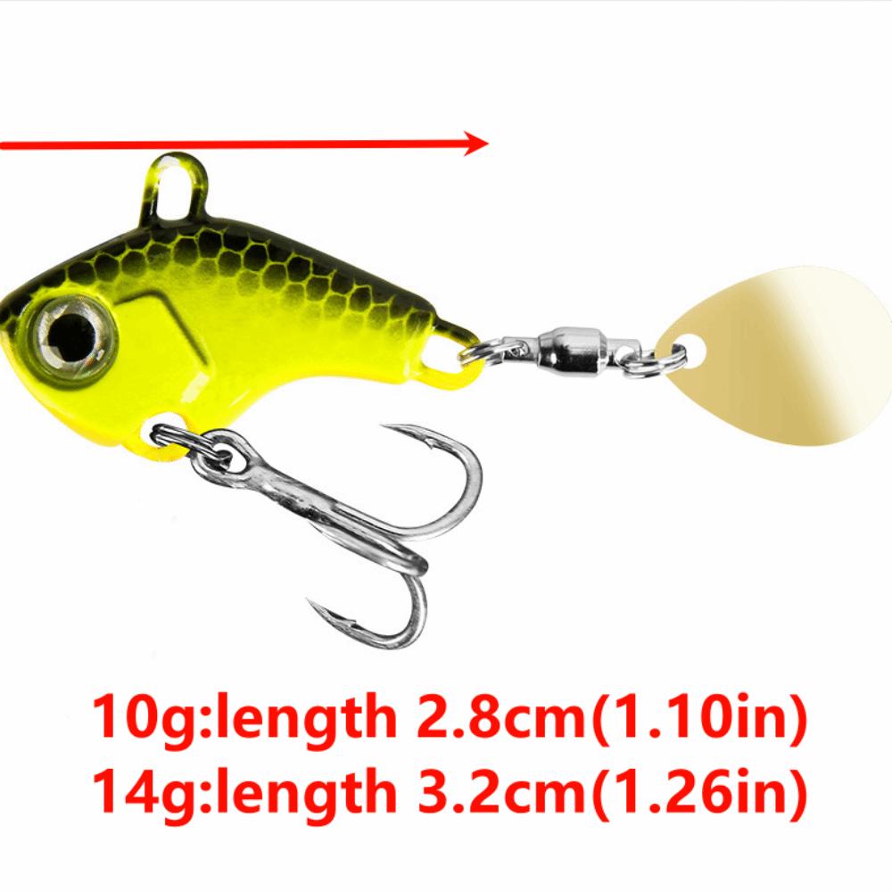 5pcs Spinners Fishing Lures Kit Rotating Glitter Fishing Lures Hooks  Fishing Tool