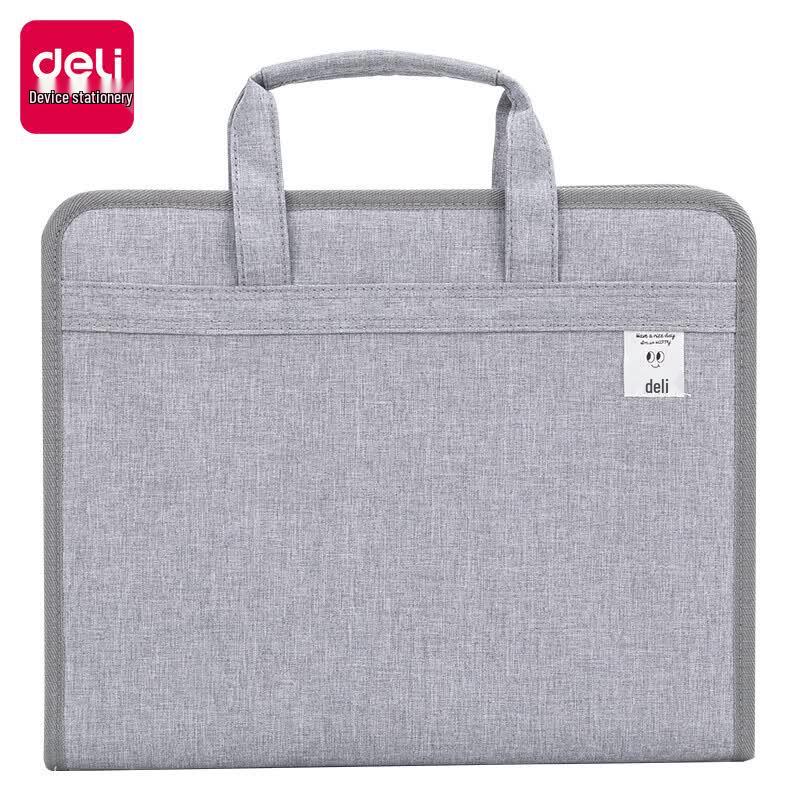 Deli A4 Fabric Accordion File Folder Bag