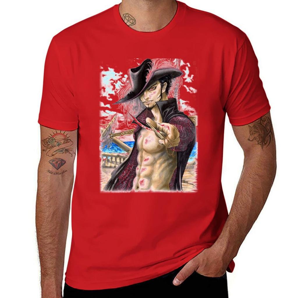 Dracule Mihawk Tshirt Aesthetic clothing graphics sublime Short sleeve tee mens graphic tshirts anime