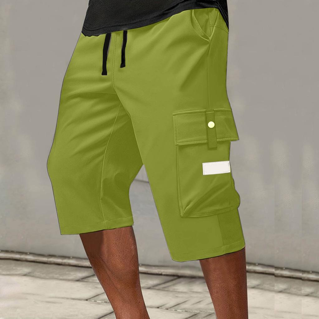 Men's Lace-up Sweatpants Men's Cargo Shorts Casual Pants