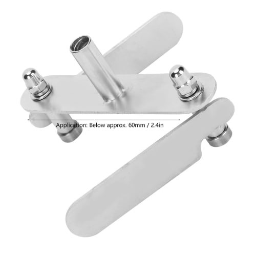 PerGar Woodworking Scribe, Stainless Steel Locator, Marking Center Finder, Centerline Tool, 60mm, Ideal Centerline Marker, Carpenter's Edge Finder, Pr