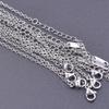 1/10pcs/Lot Silver Color Snake/Beads Chain Necklace Stainless Steel Chains For Women Men Accessories DIY Jewelry Making Choker