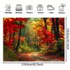 2D plane 1 piece of autumn forest background suitable for autumn-themed birthdays and studio props made of polyester material