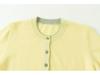 Women's Pure Cashmere Color Block Knit Cardigan - Button-Up, Round Neck, Versatile for Autumn and Winter.