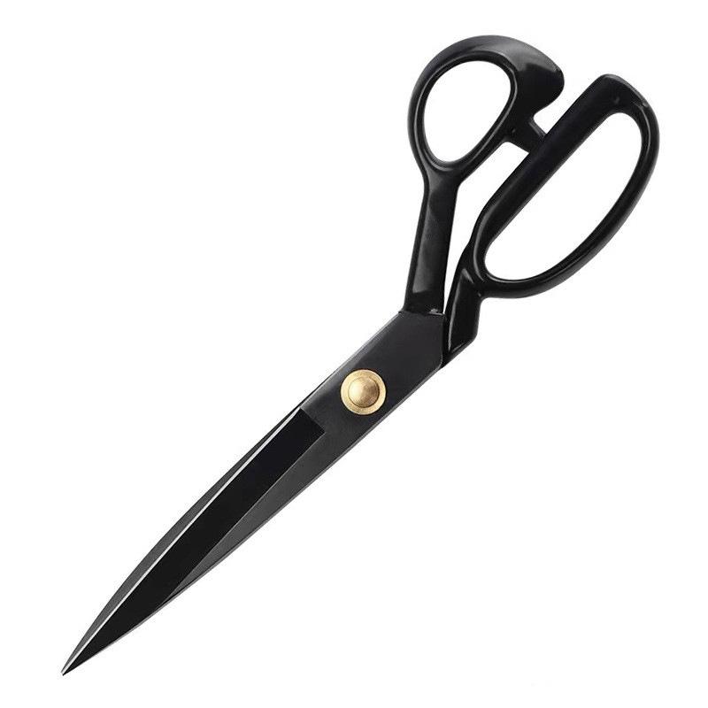 Manganese Steel Tailor Scissors Spot Dipping Handle Carbon Steel Thickened Stainless Steel Sewing Scissors