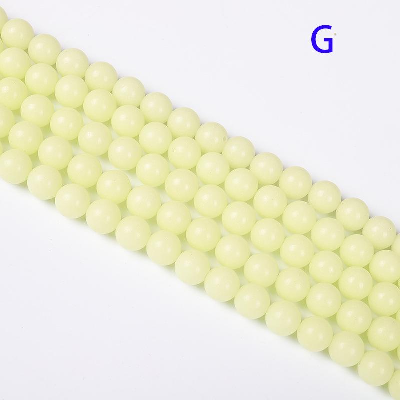 

Светящиеся в темноте круглые бусины сине-зеленого цвета для изготовления украшений своими руками 14mm / 28 pcs