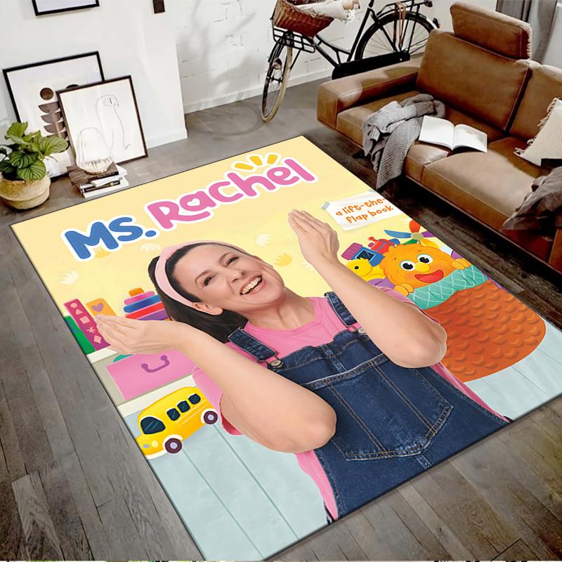 1pc Ms Rachel3 Design Printed Area Rug Carpet for Bedroom Living Room Home Decor Rugs Mat Non Slip Mat Rug for Bedside
