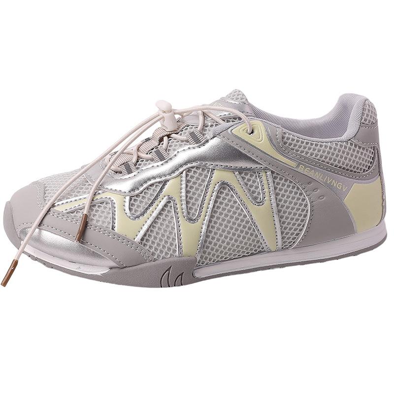 Fashion versatile splicing mesh hollow outdoor wind mountaineering casual shoes women's summer new casual