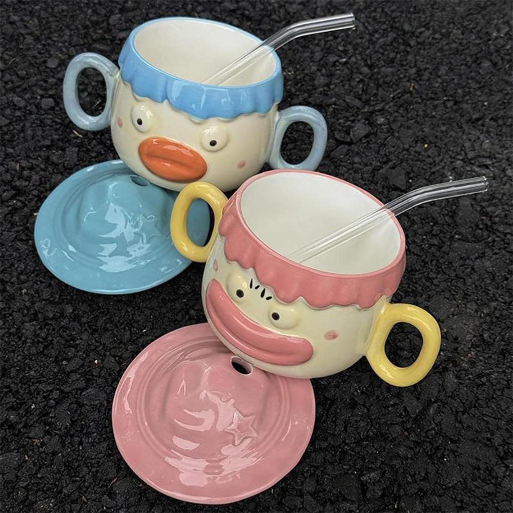 Cartoon Ceramic Coffee Mug Creative Milk Cup Drinkware Juice Birthday Gifts